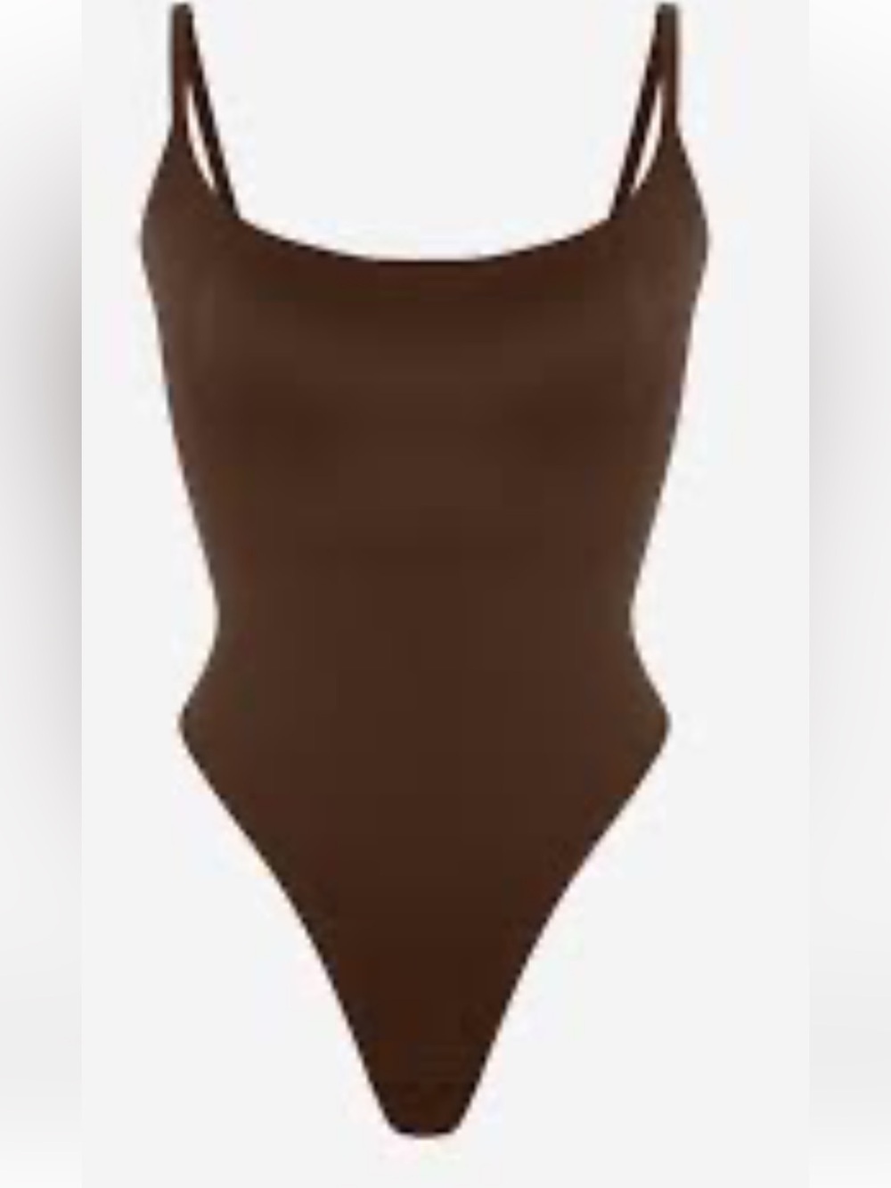 Popilush  Shapewear Cloudsense Sculpting High-Cut Thong Cami Bodysuit Sz XL